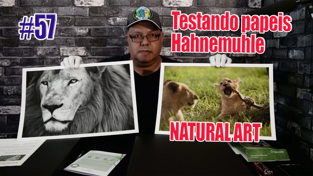 Unboxing e impressão nos papeis Hahnemuhle Natural Art (Hemp e Agave) Fine Art com certificado - #57