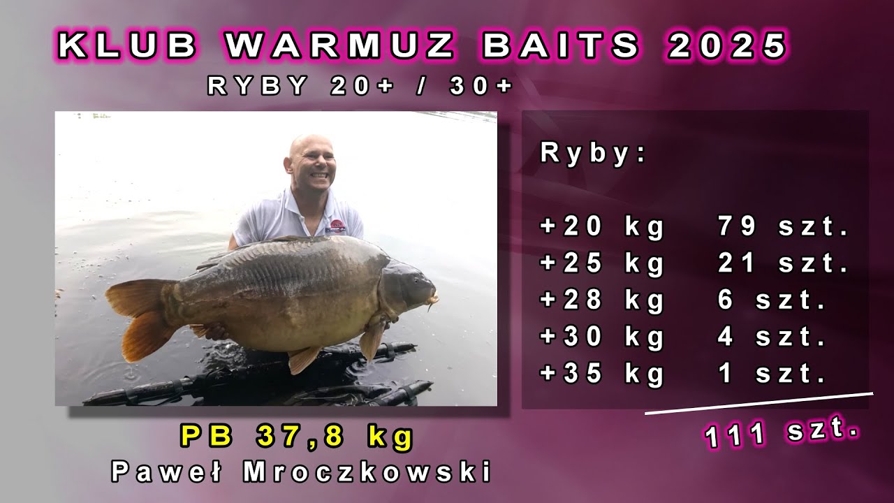 Ryby złowione przez klubowicz&oacute;w WB - rok 2025 V3