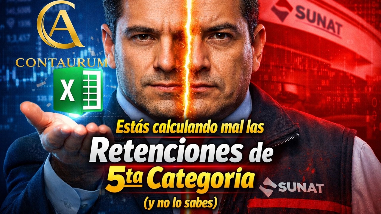 ¿Cómo calcular las Retenciones Mensuales de Renta de Quinta Categoría? #contabilidadperú 
