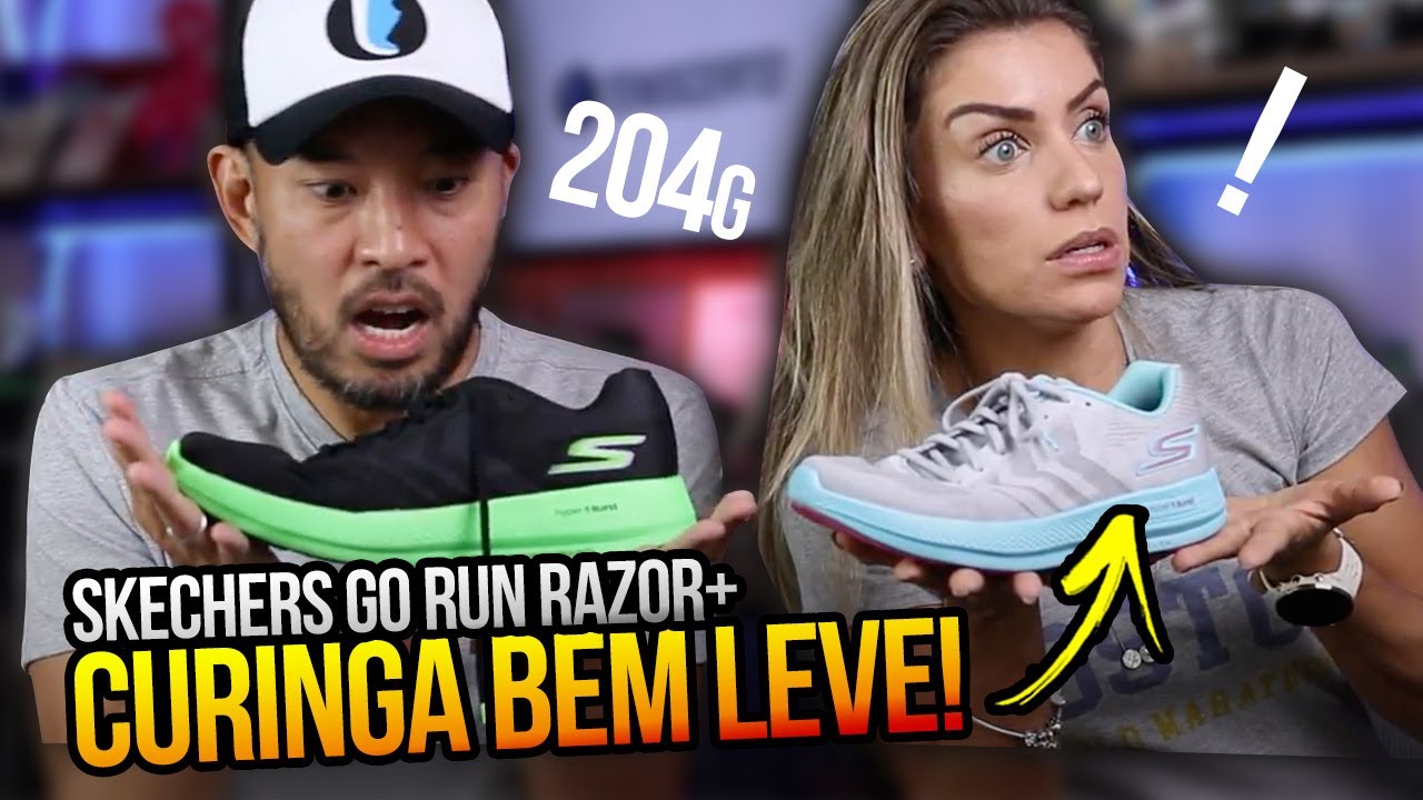 SKECHERS GORUN RAZOR+, isso sim é CURINGA!