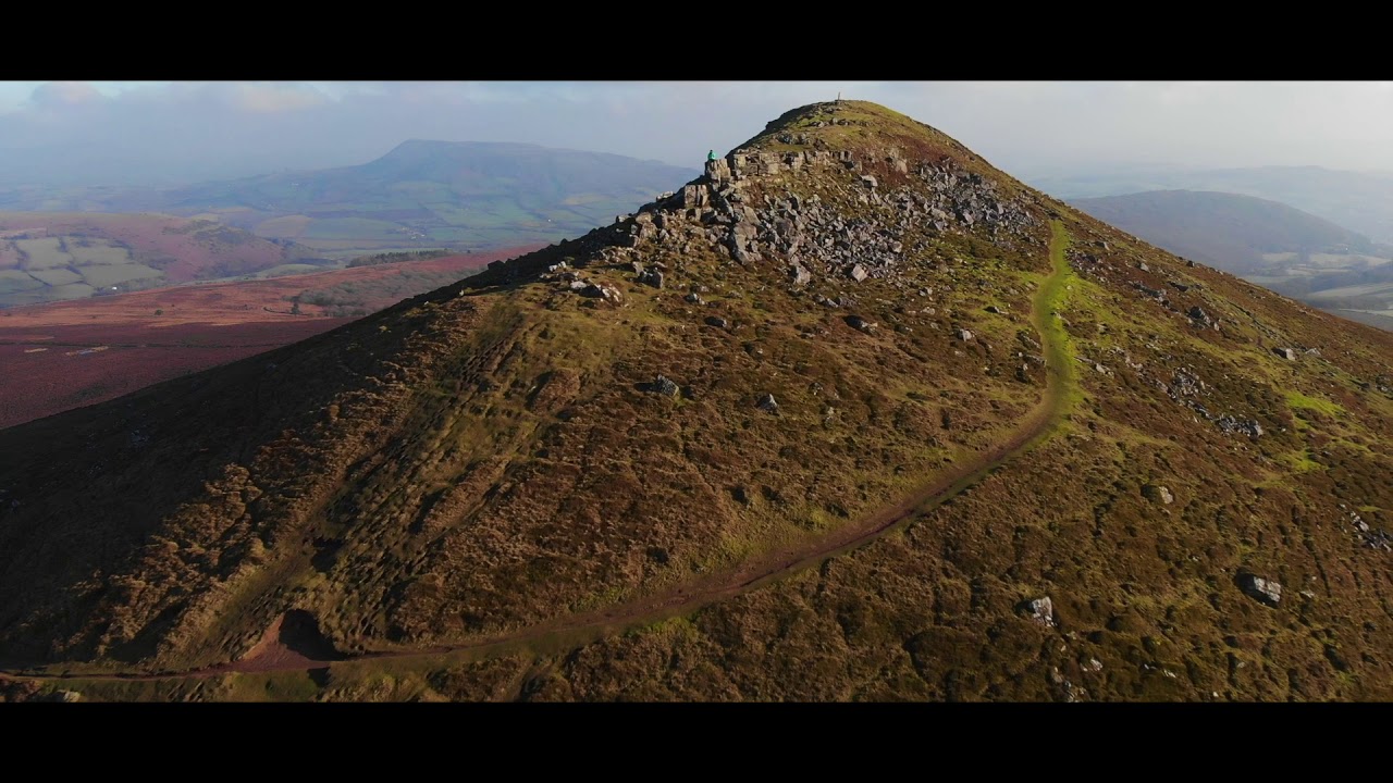 Hiking the Sugar Loaf Mountain in Wales!