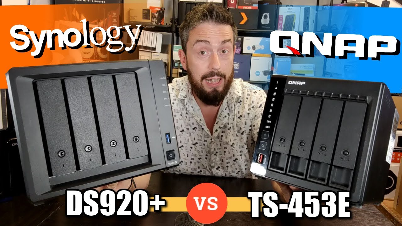 QNAP TS-453E vs Synology DS920+ NAS 4 Bay Comparison