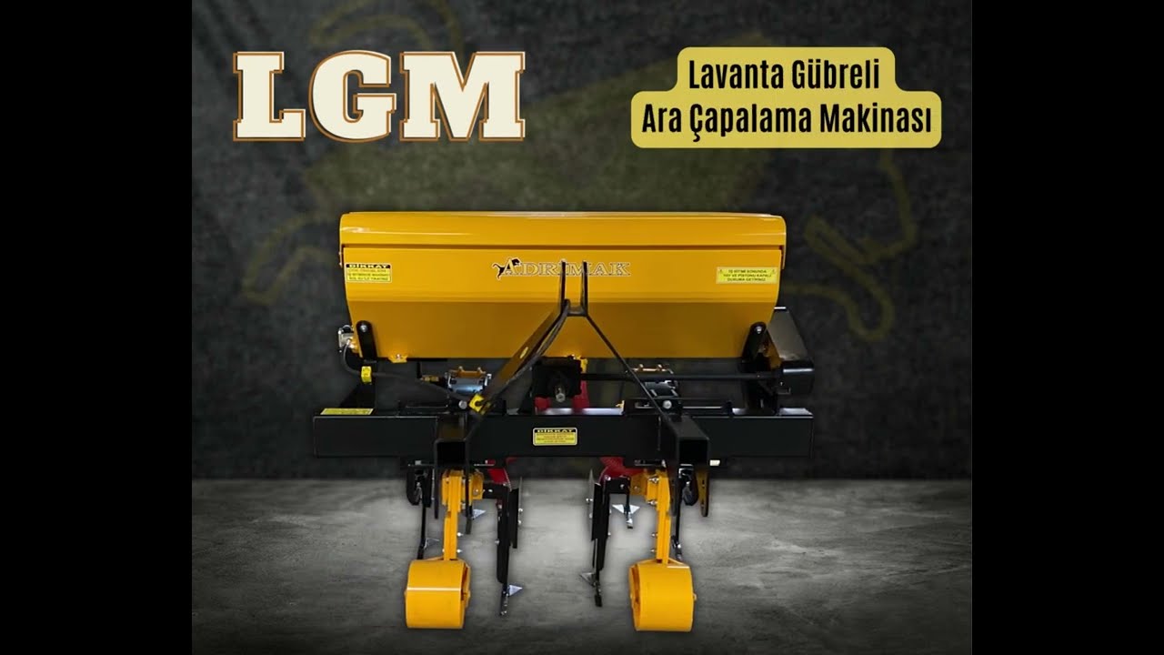LGM - Lavanta Gübreli Ara Çapalama Makinası