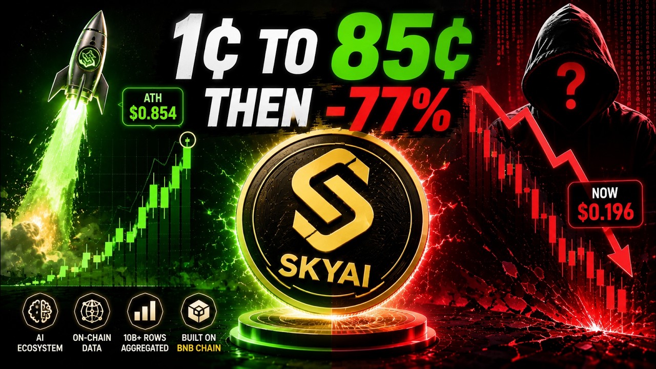 SkyAI (SKYAI) Explained &mdash; 6,000% Gain, 77% Drop, What Now?
