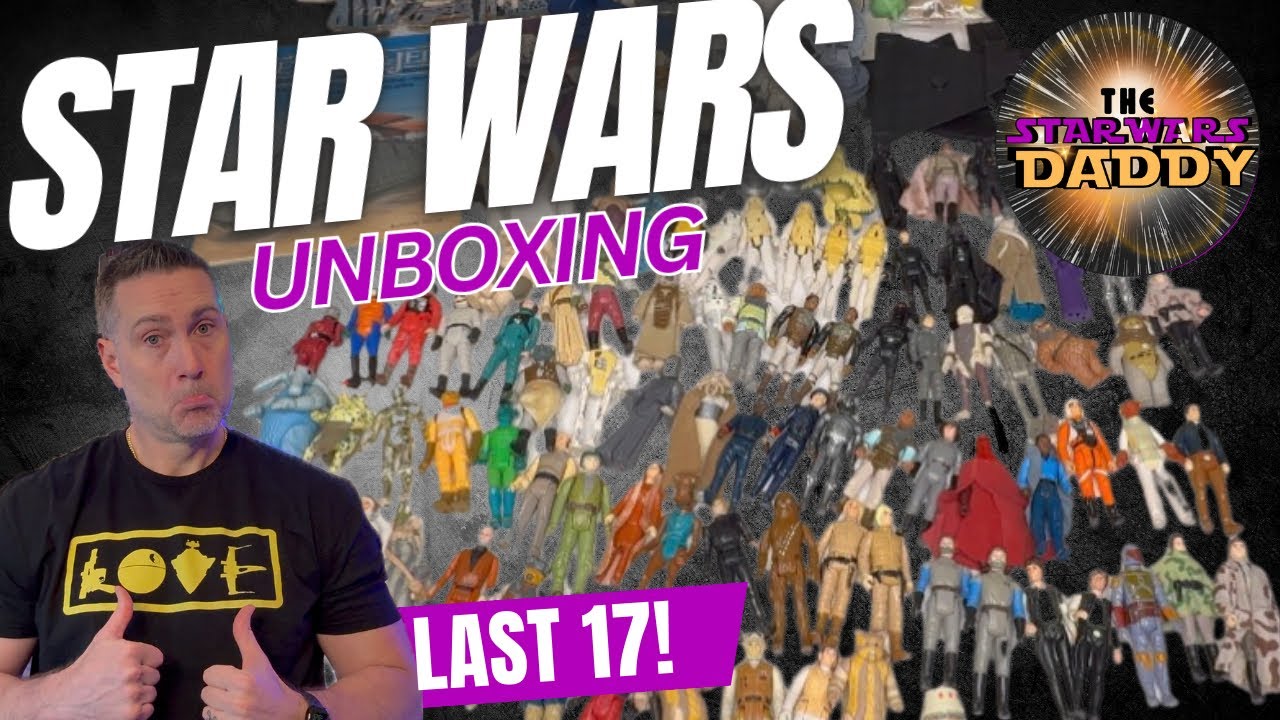 Распаковка коллекции Star Wars! Детали, аксессуары и последние 17 фигурок в идеальном состоянии!