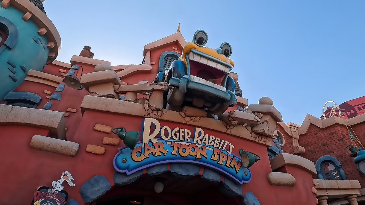 🐰Roger Rabbit’s Car Toon Spin | Tokyo Disneyland Ride🌀🚗✨