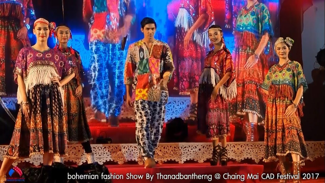 bohemian fashion Show By Thanadbantherng @ Chaing Mai CAD Festival 2017