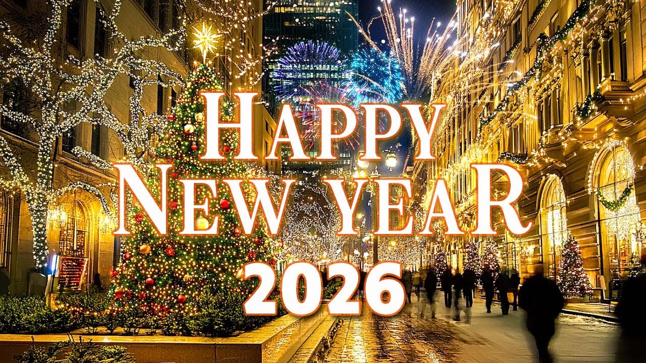 Happy New Year 2026 🎁 Best Happy New Year Music 2026 🎉 Beautiful New Year's Eve Ambience 2026