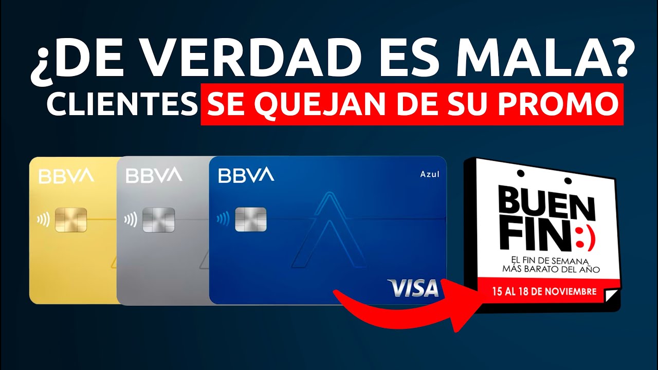 Promo de BBVA para el BUEN FIN &iquest;es una BURLA para sus clientes?