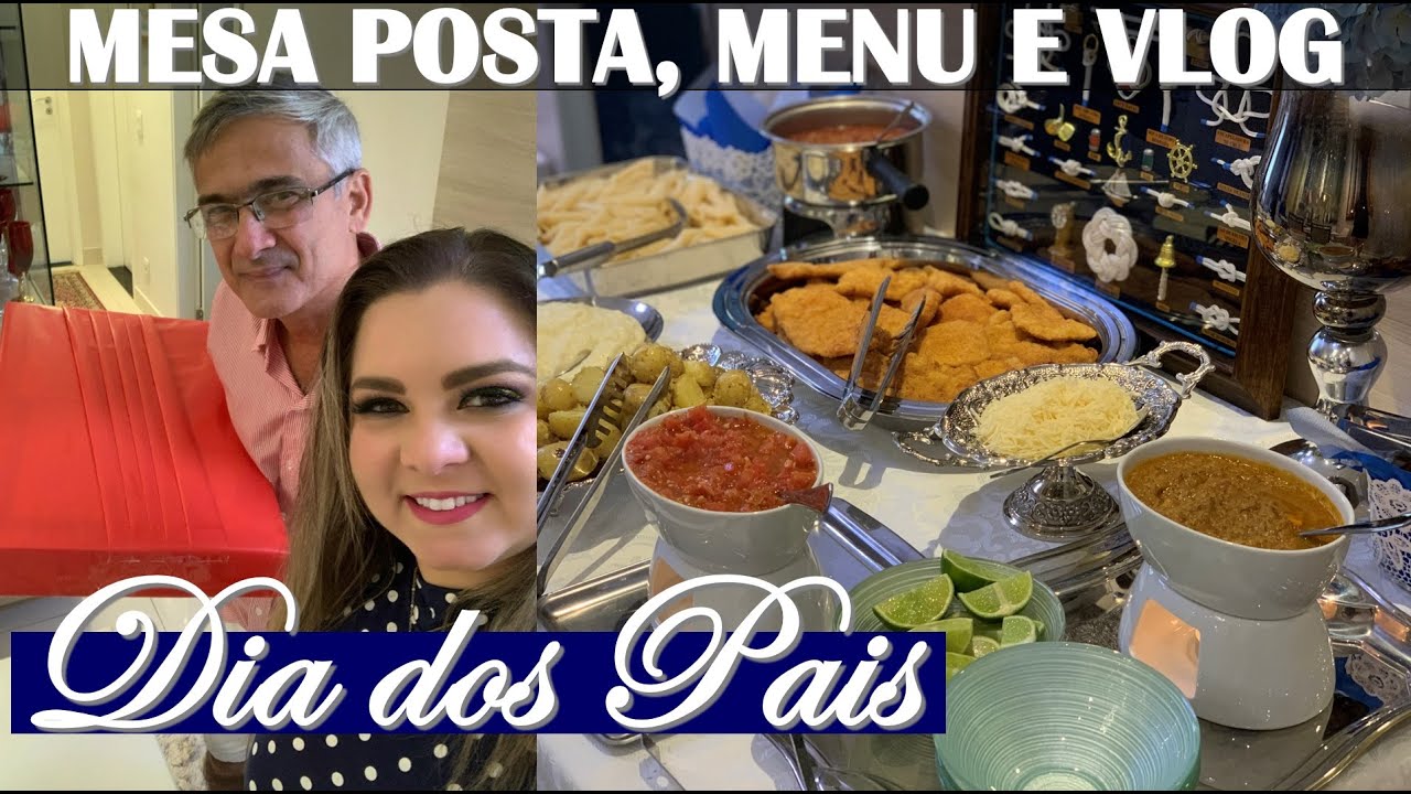 ALMOÇO DIA DOS PAIS | MESA POSTA NÁUTICA, MENU E VLOG COMPLETO