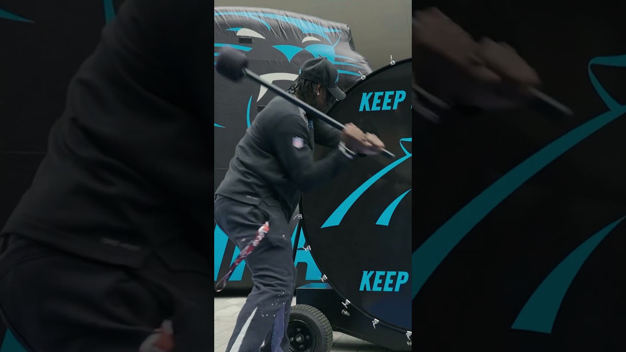 Xavier Legette Arrives and Hits The #keeppounding Drum! #panthers #nfl #draft #nfldraft