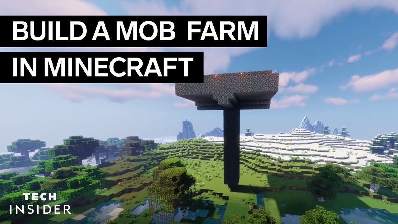 Как построить ферму мобов в Minecraft