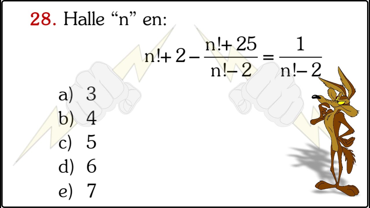FACTORIALES | ÁLGEBRA | UNSA AREQUIPA
