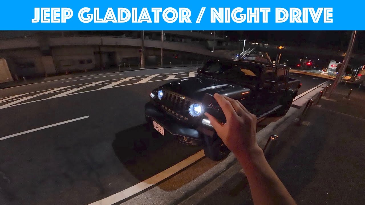 2023 Jeep Gladiator Rubicon - Night Drive Japan - POV