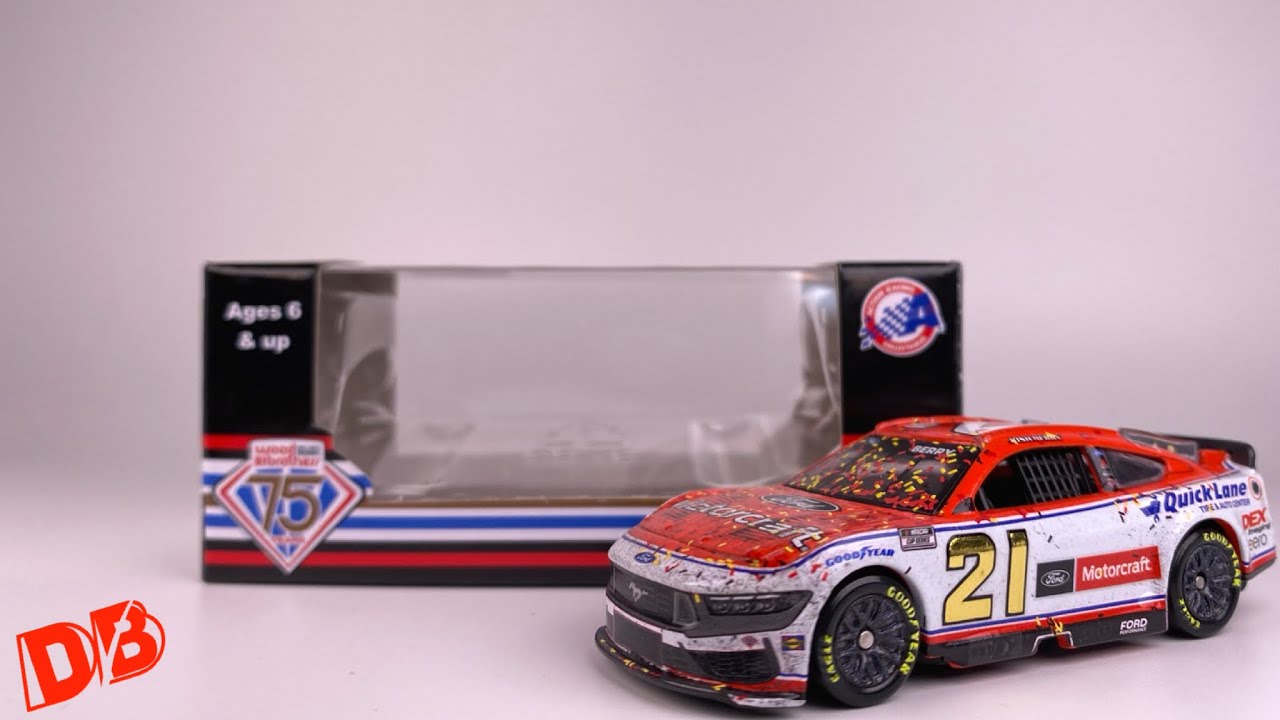 2025 JOSH BERRY LAS VEGAS RACED WIN MOTORCRAFT FORD MUSTANG DIECASTBUFFET NASCAR DIECAST REVIEW 1/64
