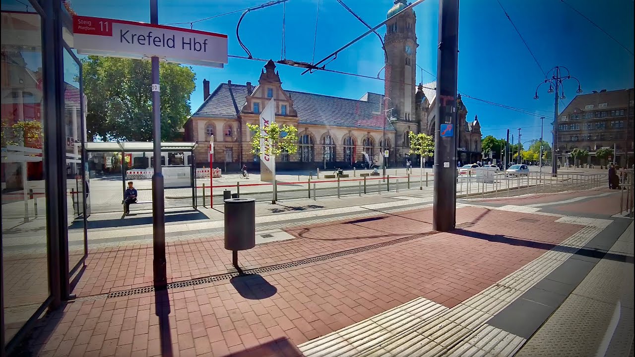 Krefeld Rheinbahn U76🚃：Krefeld Rheinstraße ➡️ Krefeld Station ➡️Dießem Station➡️Krefeld Hauptbahnhof