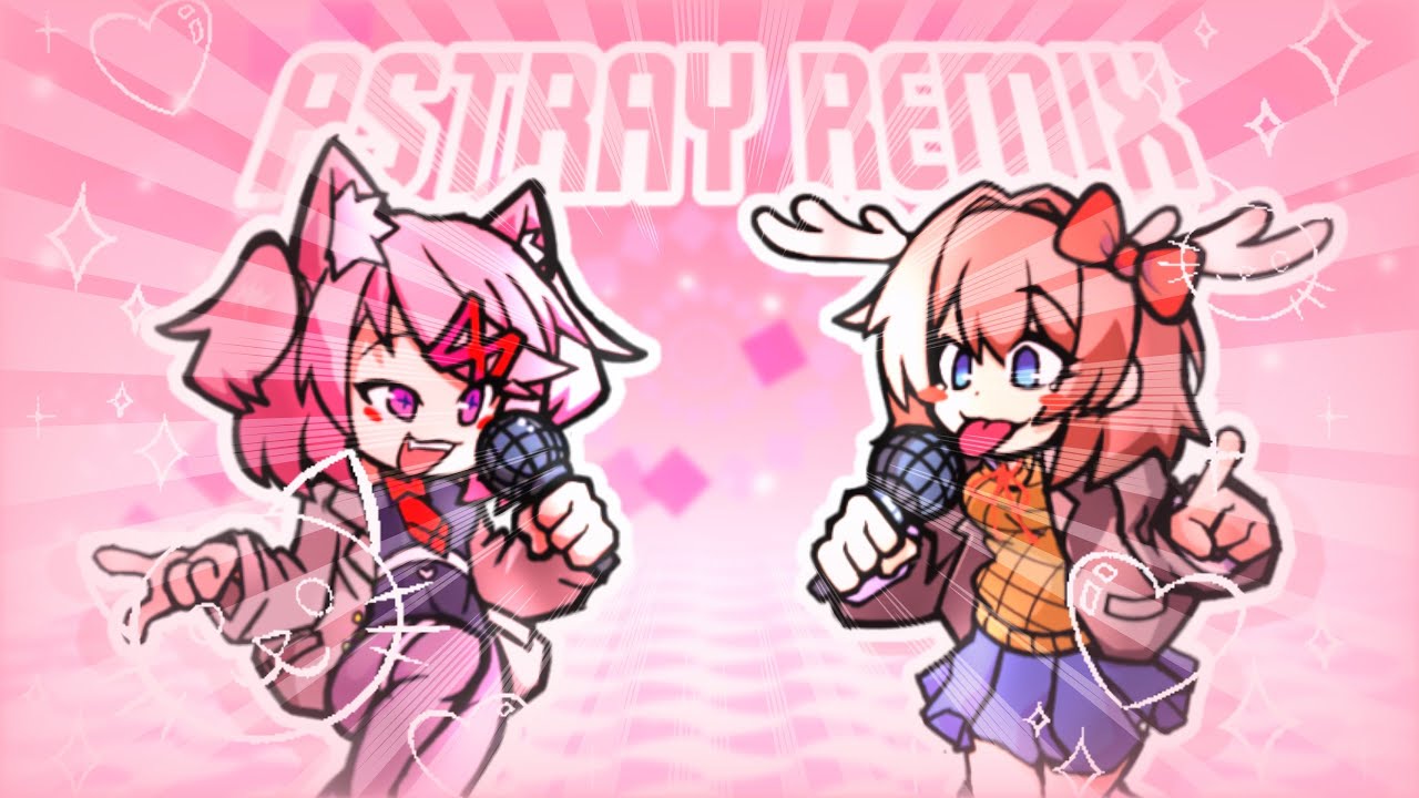 Friday Night Funkin' - Astray Remix But Natsuki and Sayori Sing It🎶