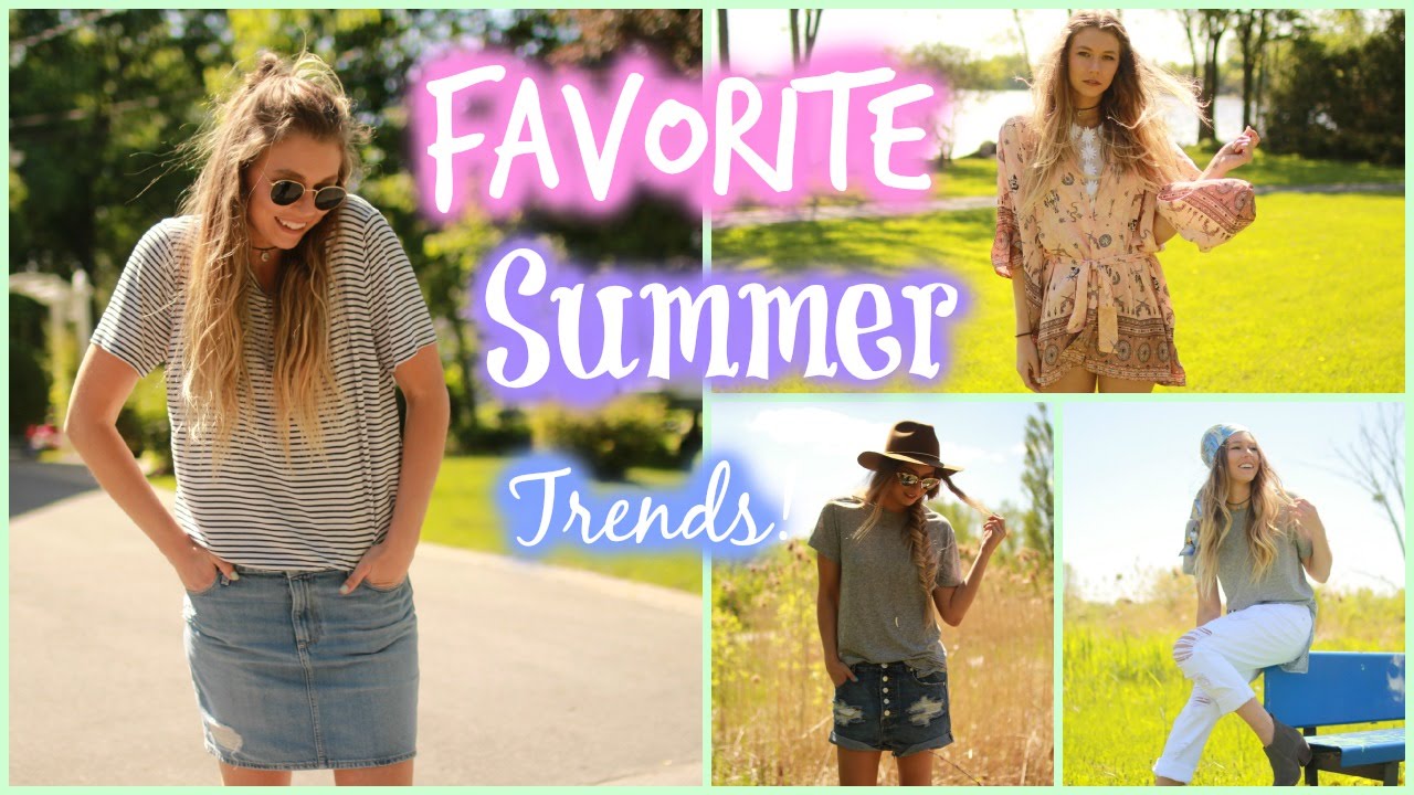 My Favorite Summer Trends // Lookbook