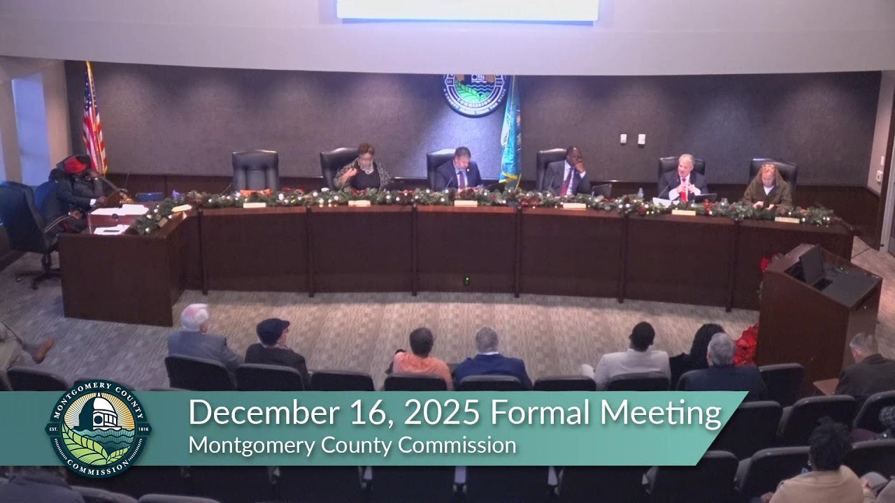 Montgomery County Commission Formal Meeting 12-16-2025