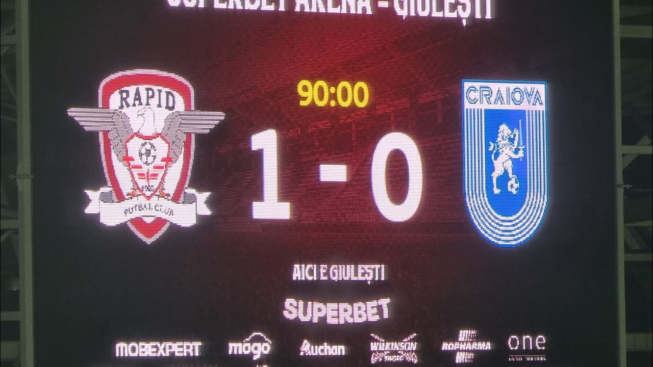Rapid - Univ. Craiova 1-0