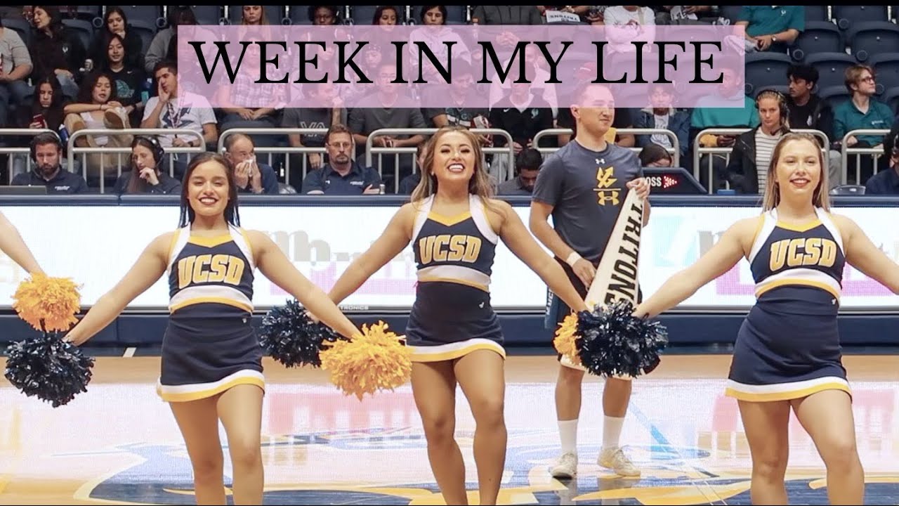 WEEK IN MY LIFE! - college cheerleader, model, aphi & neuroscience student