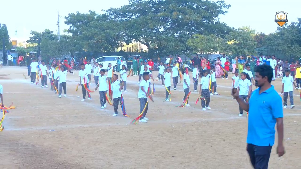 Ribbon dance || Nivedita school hospet