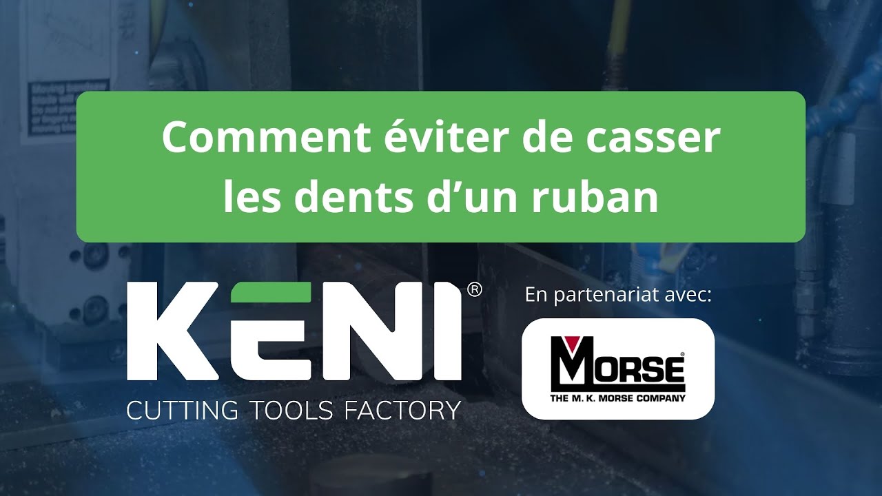 Comment éviter de casser les dents d'un ruban