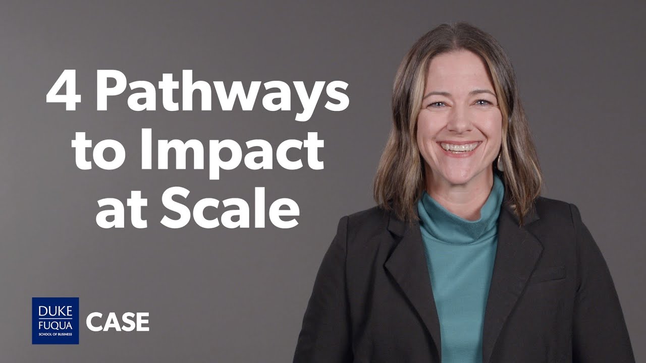 Impact Explained: 4 Pathways to Impact at Scale