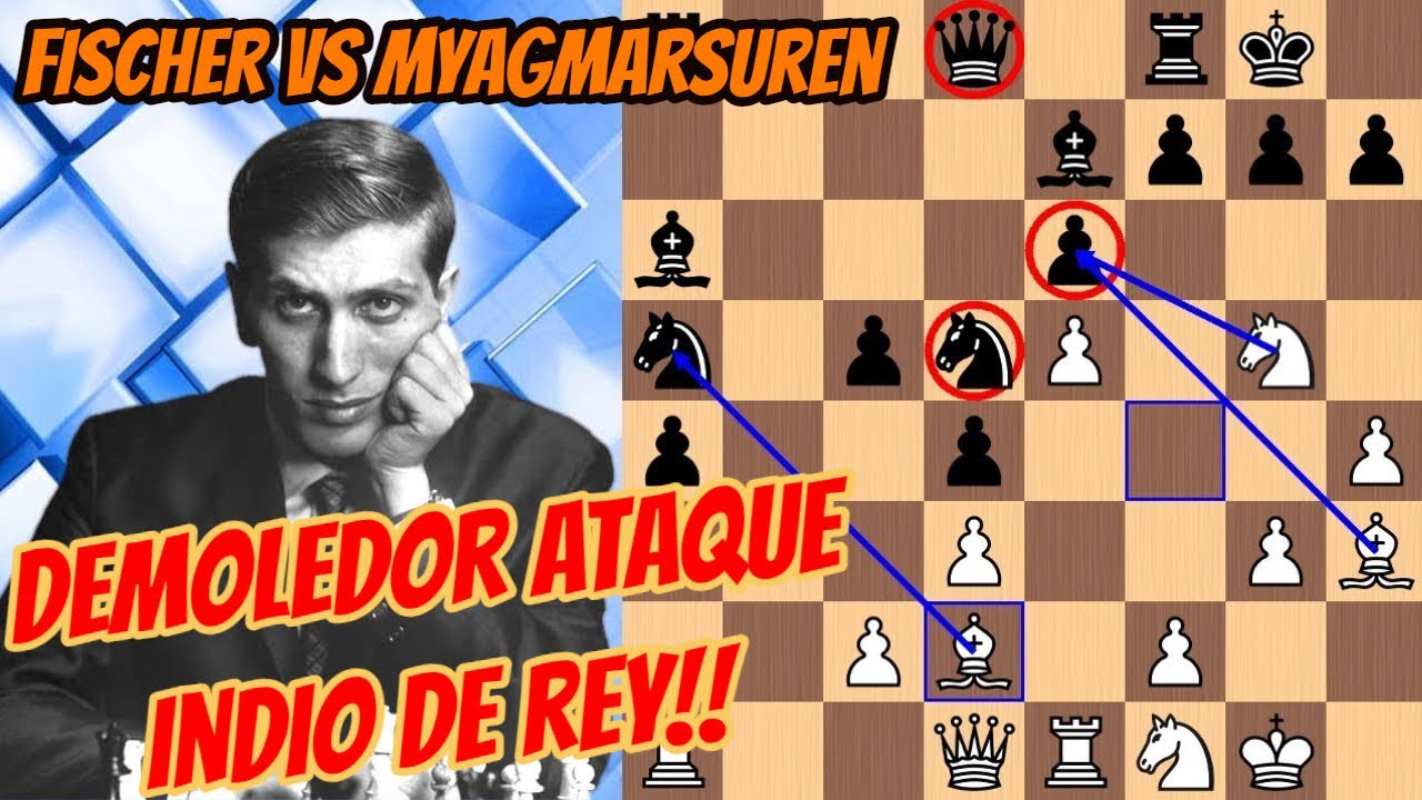 ATAQUE INDIO de REY en las manos del genio Robert Fischer