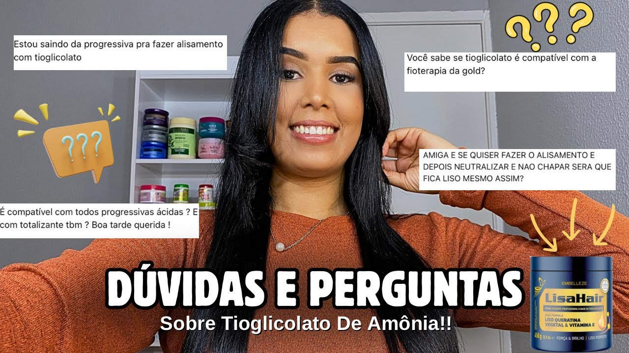 TIOGLICOLATO DE AMÔNIA | Respondendo Dúvidas E Perguntas.