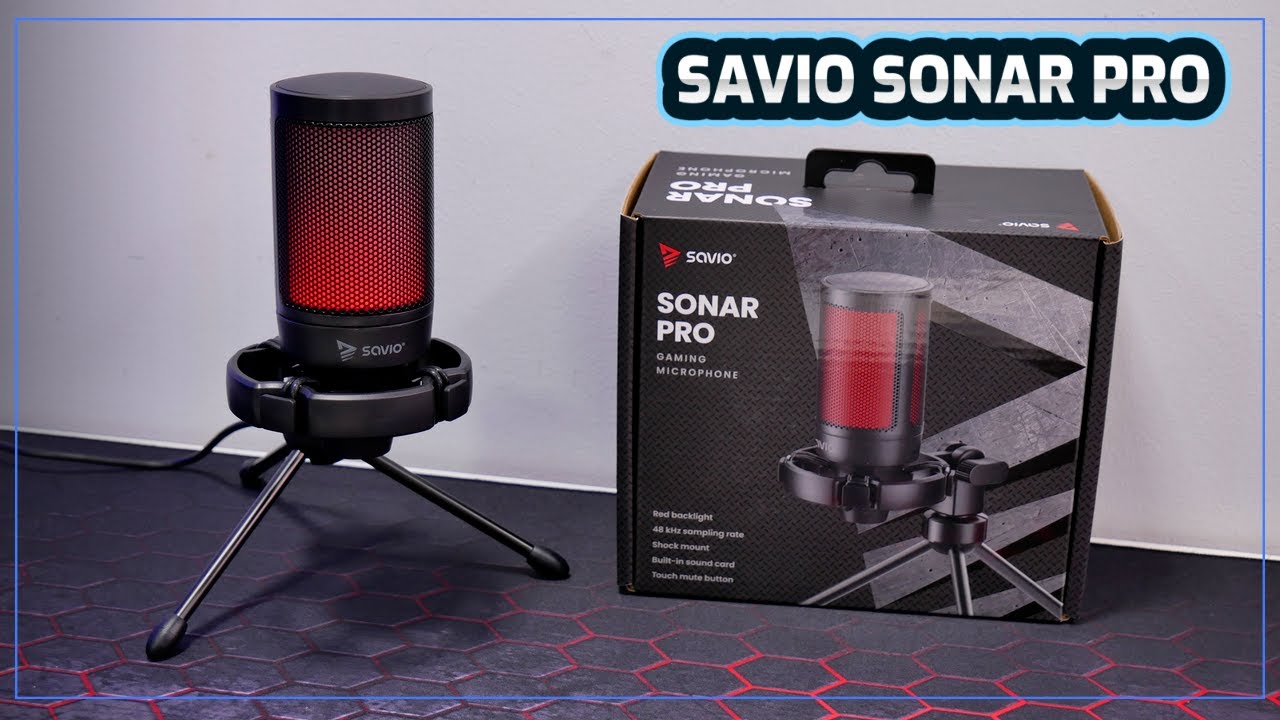 Mikrofon biurkowy za 150 złotych, jak się sprawdza? Test Savio Sonar Pro