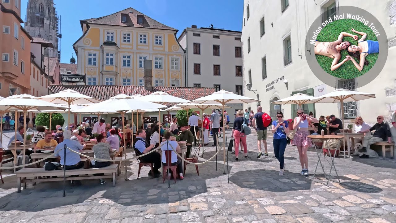 REGENSBURG, GERMANY, WALKING TOUR, Travel Guide, Romantic, MEDIEVAL CITY, BAVARIA, 4K