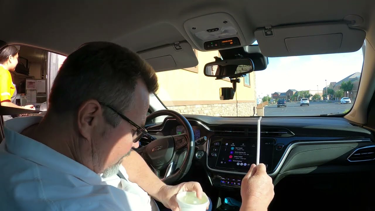 Popeyes Drive Thru, Spicy Chicken Sandwich & Strawberry Biscuit, Tempe, Arizona, 15 May 2023, NGH