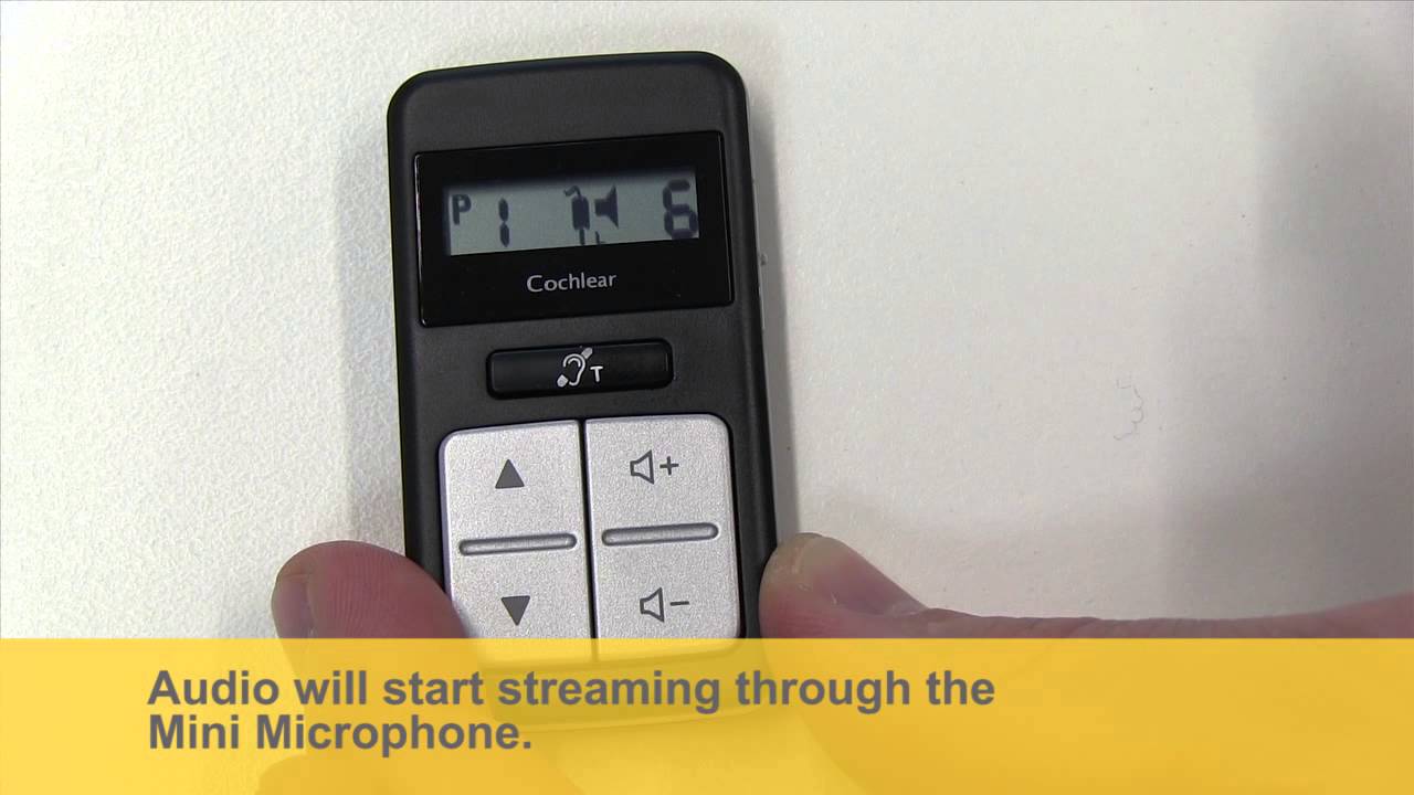 Using your Mini Microphone with your Remote Control