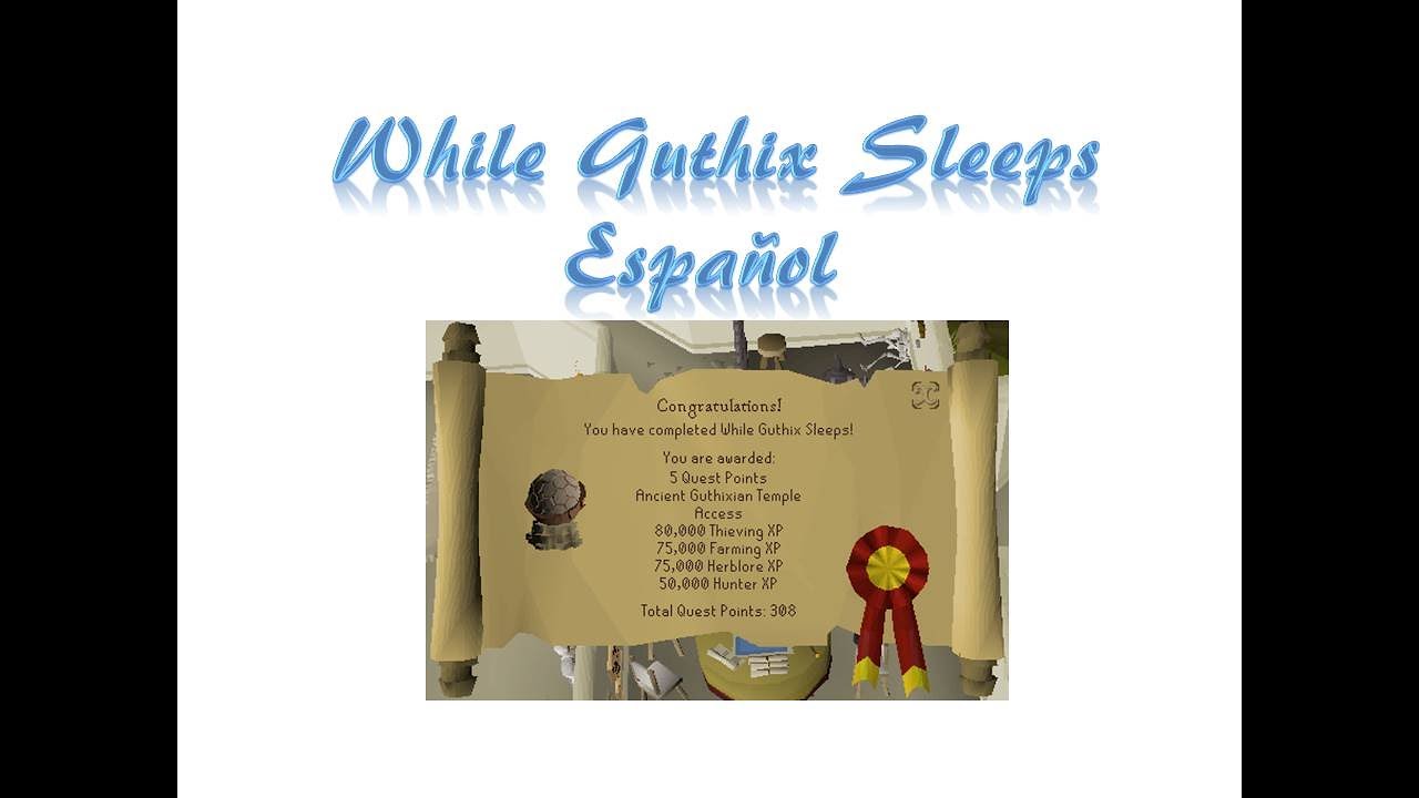 While Guthix Sleeps OSRS Español