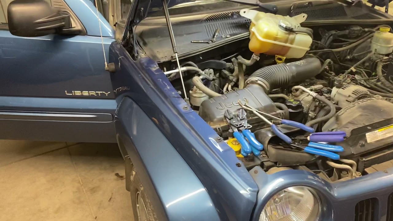 04 Jeep Liberty heater core replacement part 1