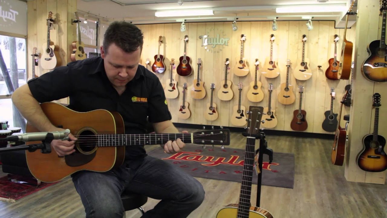 Martin D28 Marquis vs 1954 D28 Acoustic Guitar Comparison - Big Music Shop