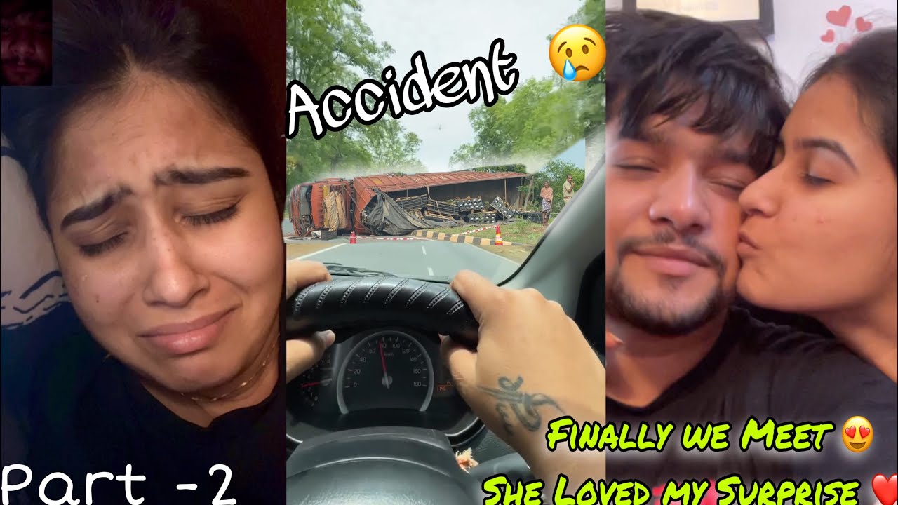 Finally we Meet 🥰 | Long Distance Gf ko surprise 😘| Bsp to kol by road | vishu aly | part 2