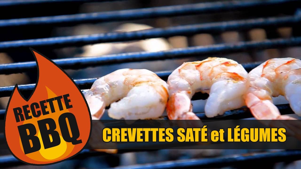 Bob le Chef - BBQ - Sauté asiatique et crevettes saté