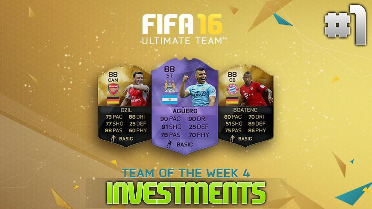 Fifa 16 Ultimate Team - Investment for TOTW 4