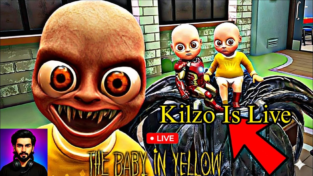 The Baby In Yellow Horror Game Live | Kilzo Gaming 