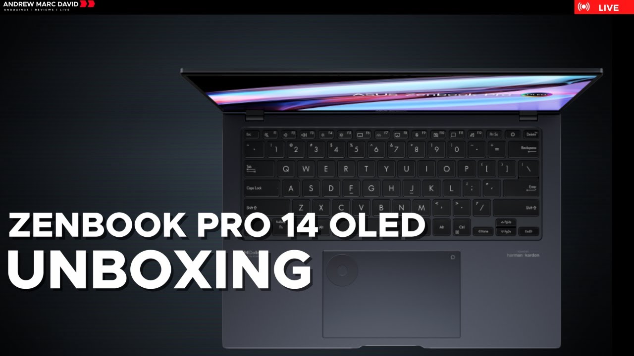 ASUS Zenbook Pro 14 OLED (UX6404) - Live Unboxing