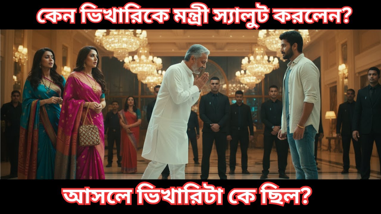মুখ্যমন্ত্রী স্যালুট দিলো ভিখারিকে! গরিব স্বামীর আসল পরিচয় জেনে অহংকারী বউ পায়ে পড়লো !  বিলিয়নিয়ার