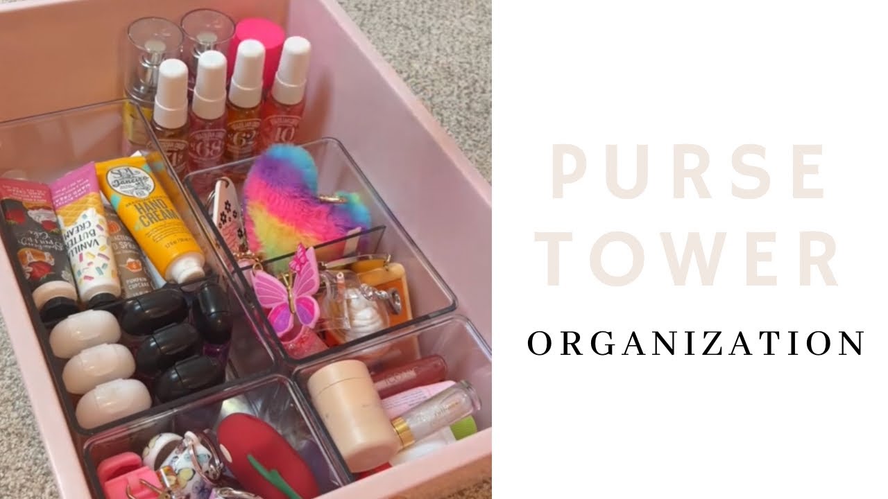 PURSE TOWER | aesthetic organizing - tik tok compilation ☁️✨