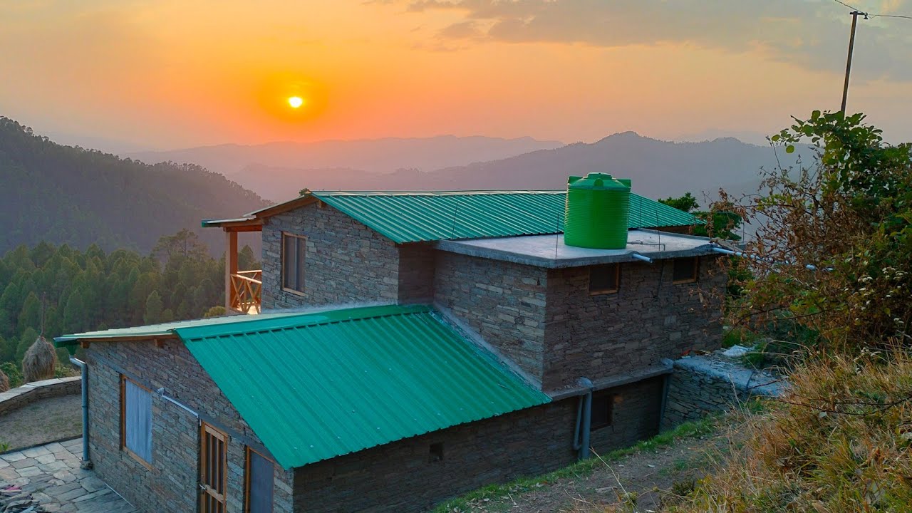 beautiful sunset from my home stay