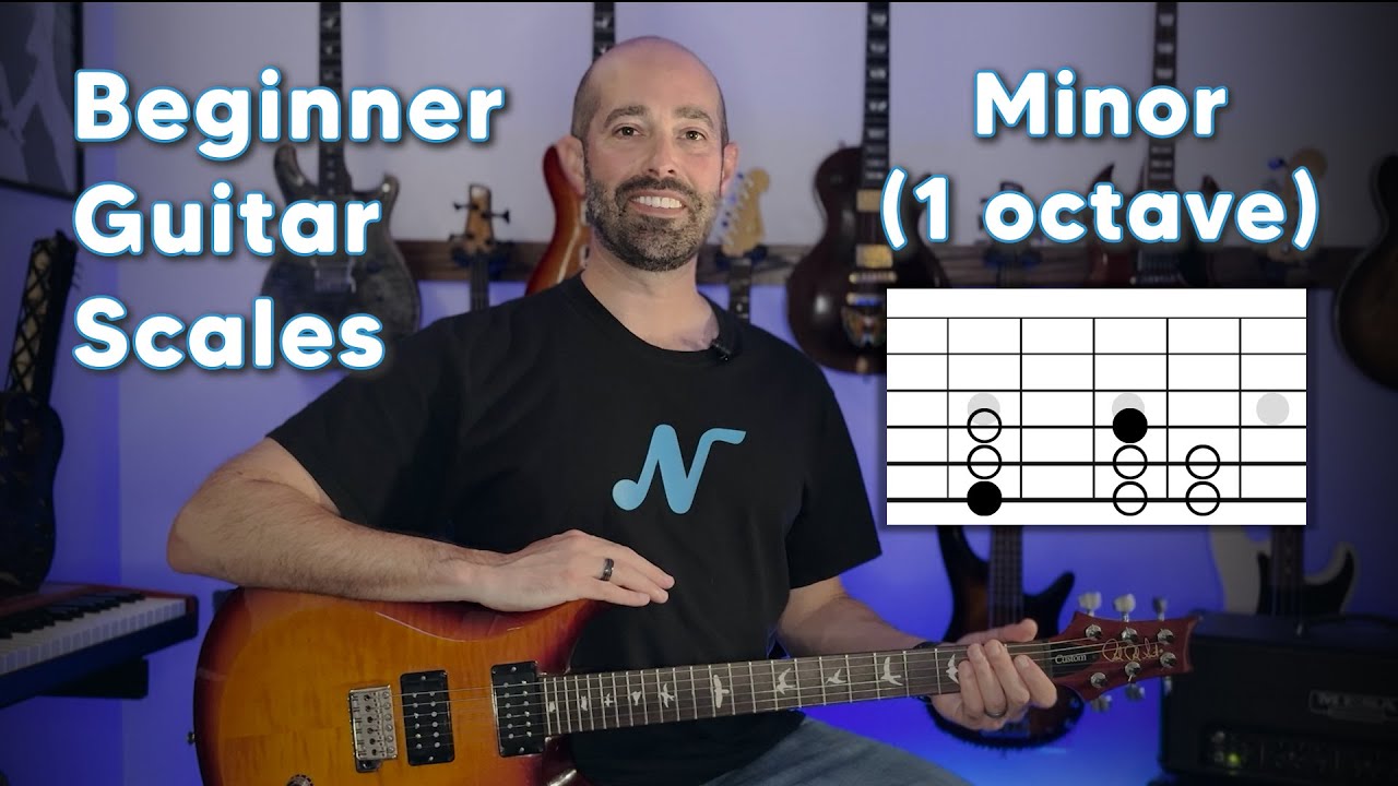 Beginner Guitar Scales - Minor (1 octave)