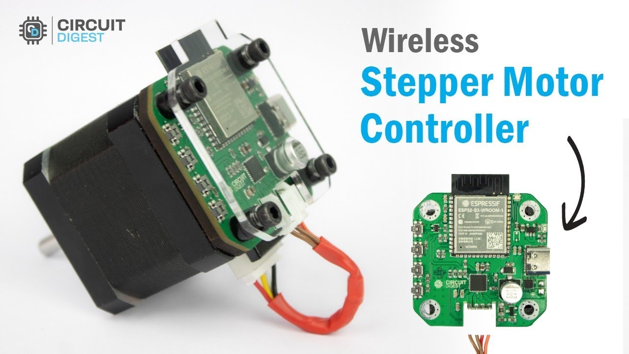 Build a WiFi Stepper Motor Driver with ESP32 & TMC2240.