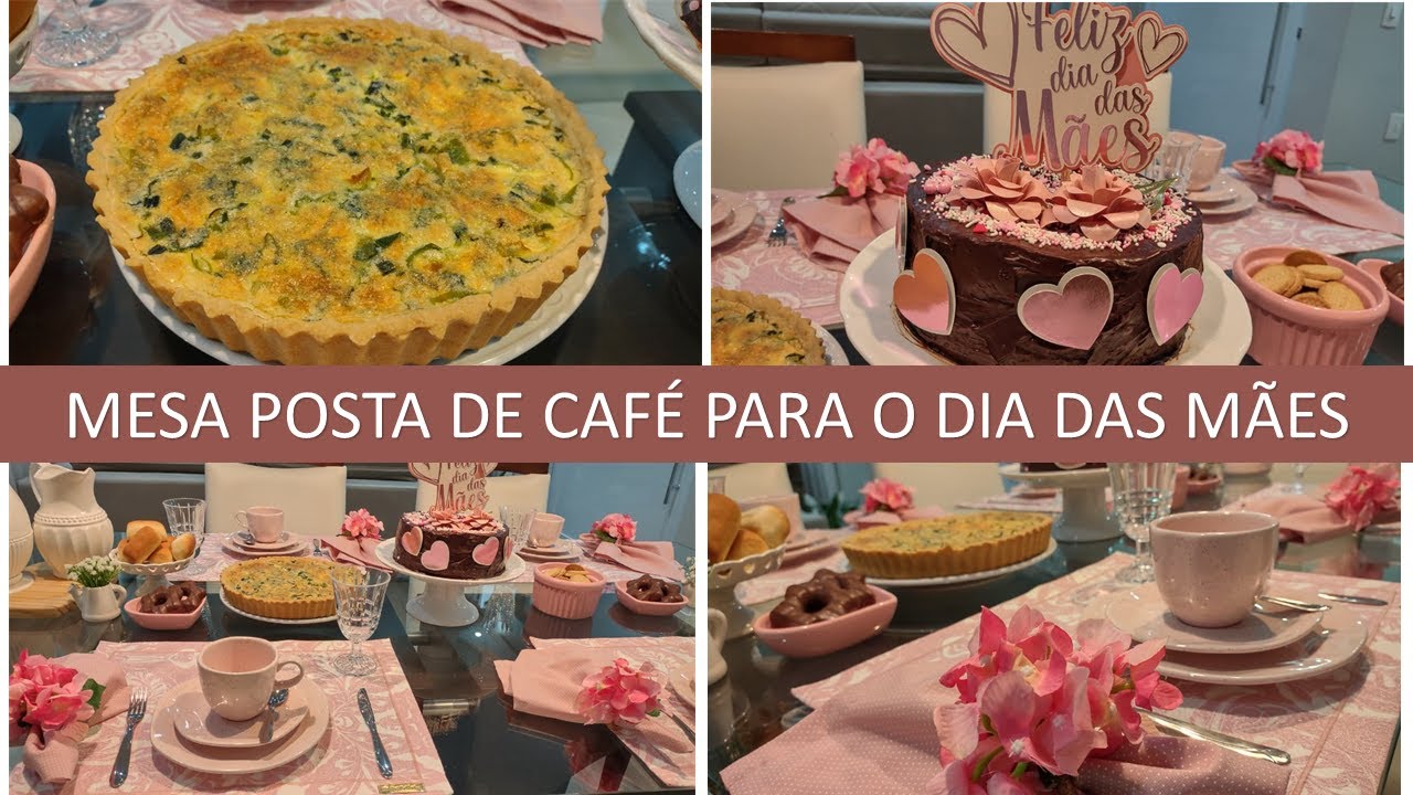 SUGESTÃO PARA O DIA DAS MÃES | MESA POSTA | BOLO DE PÃO DE MEL | QUICHE DE ALHO PORÓ