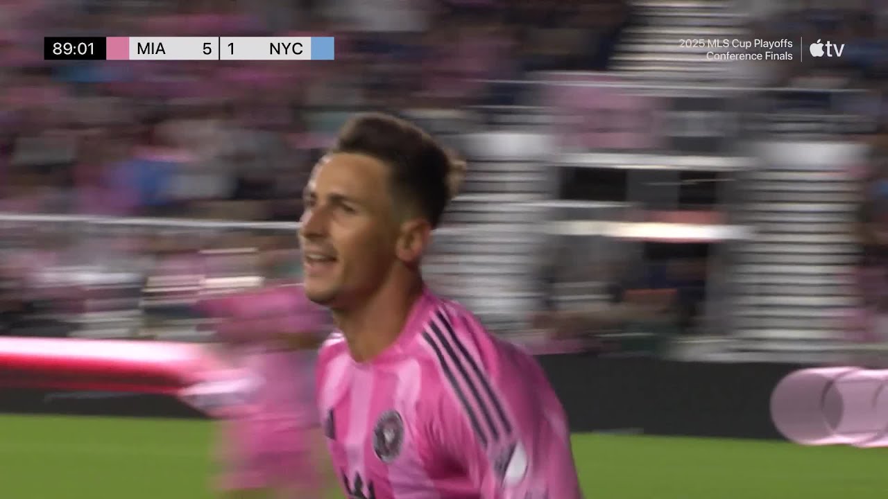 Tadeo Allende HAT TRICK Powers Inter Miami To MLS Cup! | 2025 Audi MLS Cup Playoffs