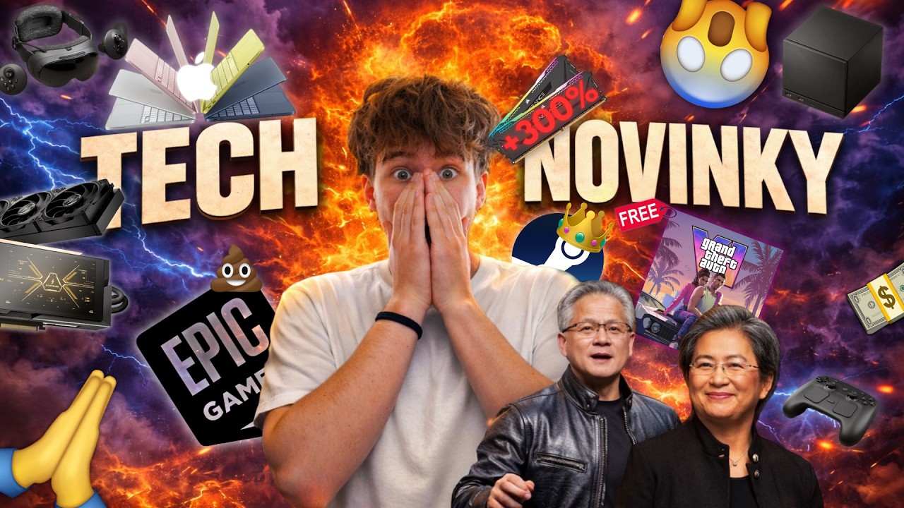 GTA 6 ZADARMO, XBOX KONČÍ, MACBOOK NEO, NOVÝ LIMITKY GRAFIK | Tech Novinky za Únor